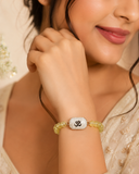 Divine Om Crystal Bracelet