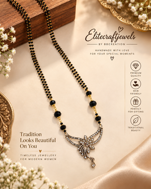 Classic Floral Pendant Mangalsutra