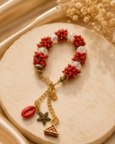 Coral Charm & Ocean Treasure Bracelet