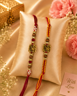 Royal Beaded Designer Rakhi combo offer