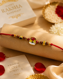 Handmade  Floral Charm Rakhi