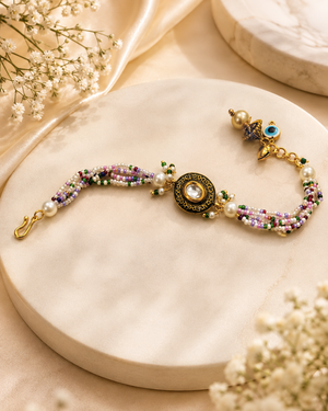 Kundan & pearl Bracelet