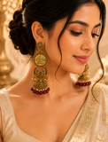 Divine Mantra Statement Earrings
