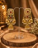 Royal Kundan multiple  Jhumka Earrings