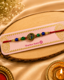 Divine Ganesha  charm Rakhi