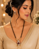 Crimson Elegance premium Ad Designer pendent set Mangalasutra