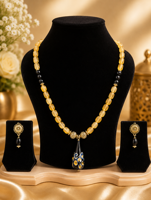 Elegant Drop Pendant Set