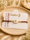 Traditional Om Rakhi & Bracelet