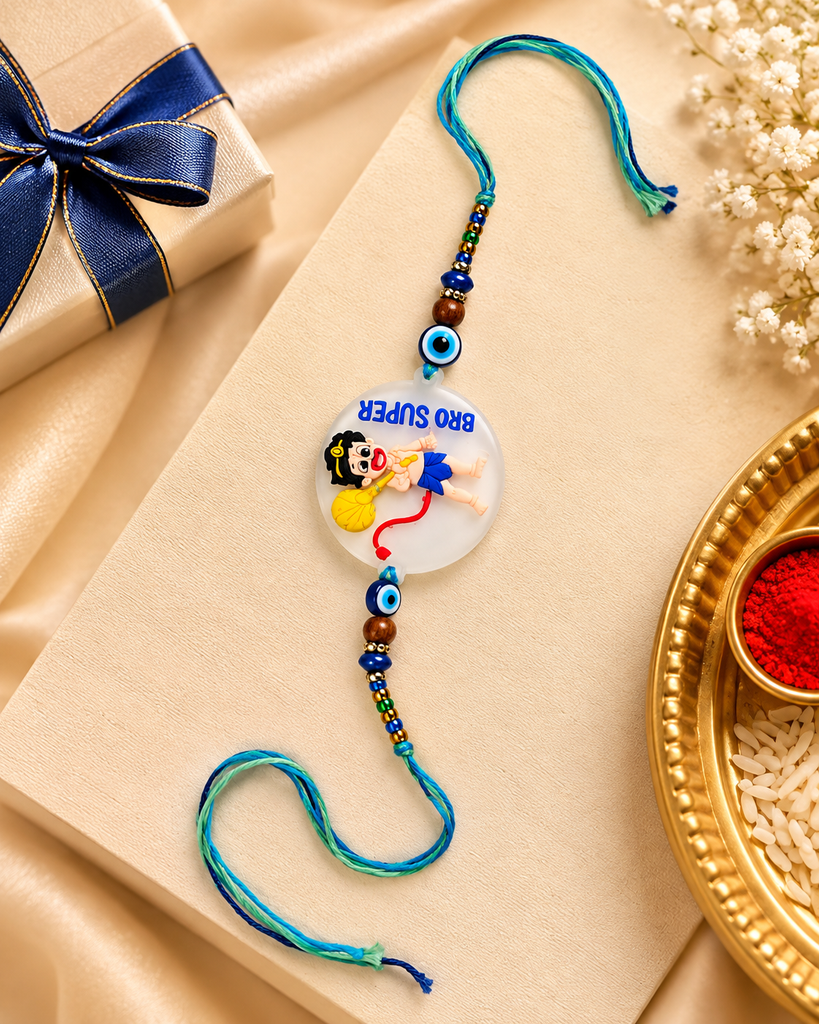 Handmade Superhero Charm Rakhi