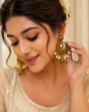 Royal Pearl Chandbalis Jumkas