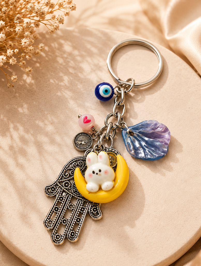 Cute Bunny Bag Charm