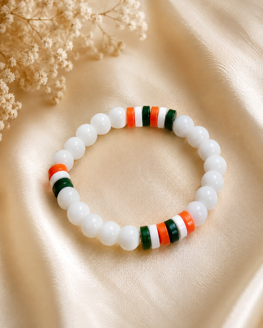 Indian Tricolor Bead Bracelet