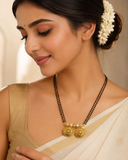 Dual Disc  & Classic Gold Mangalsutra