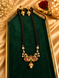 Traditional peacock Mangalsutra set