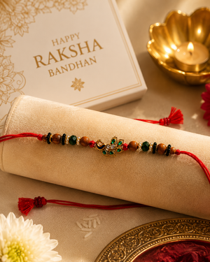 Royal Peacock Thread Rakhi