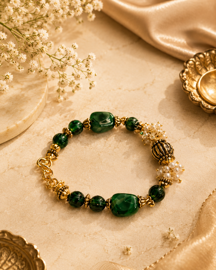 Heritage Bead Pearl Bracelet