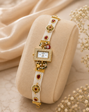 Kundan Style  Designer Watch