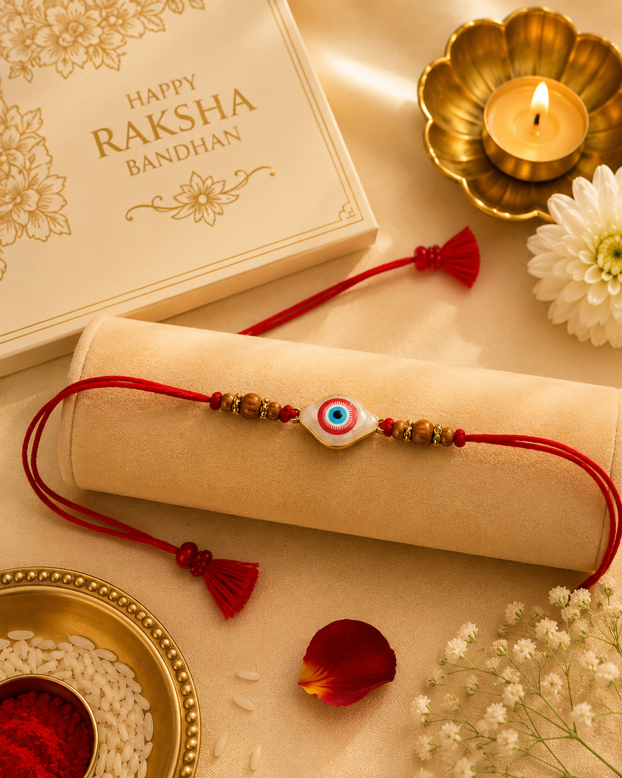 Handmade Evil eye rakhi