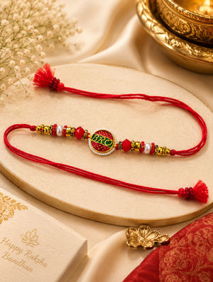 Brother Love &Classic Bro  Kundan Rakhi
