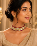 Handmade designer Royal  Kundan Choker Necklace